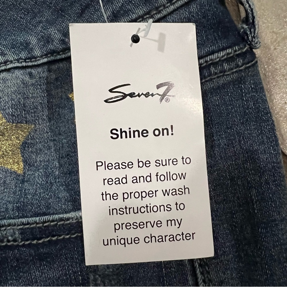 Seven7 High Rise Skinny Ankle Limited Edition Jeans Size 24W NWT - Picture 13 of 15